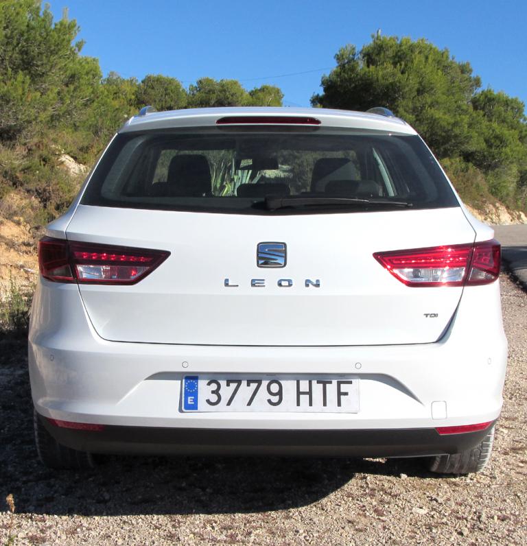 Seat León ST: Blick auf die Heckpartie. 