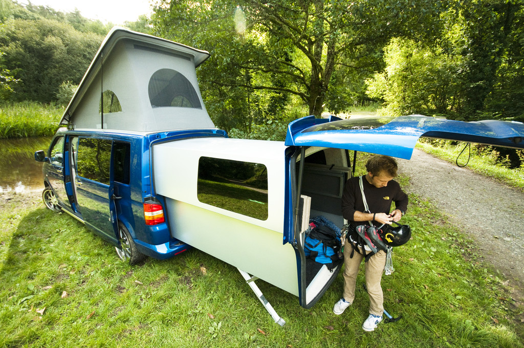 VW T5 Doubleback: Bitte ausziehen