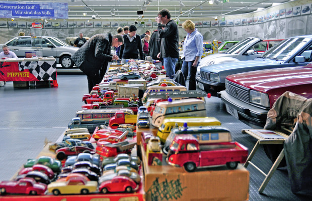 Vierte Modellautobörse im VW-Museum