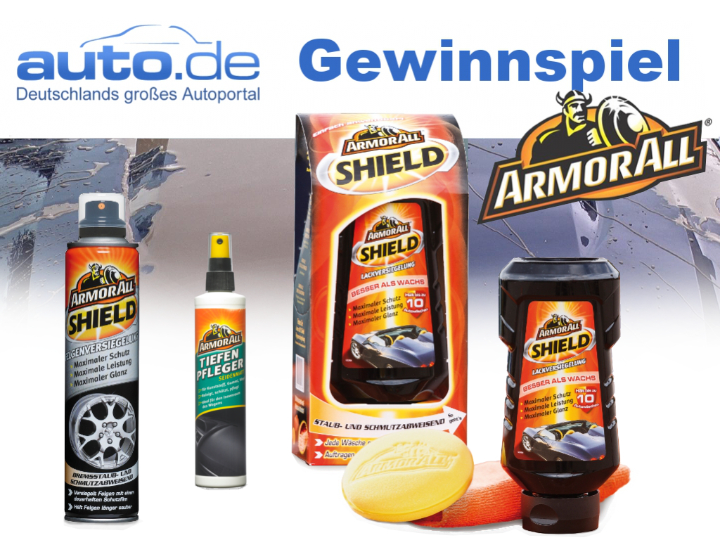 auto.de-Gewinnspiel: Wellness-Programm fürs Auto – Armor All Shield Sets
