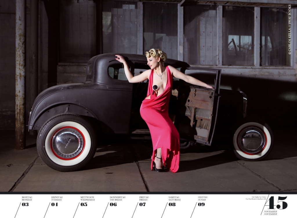 auto.de-Weihnachtsgewinnspiel: Girls & Legendary US-Cars Wochenkalender 2014 