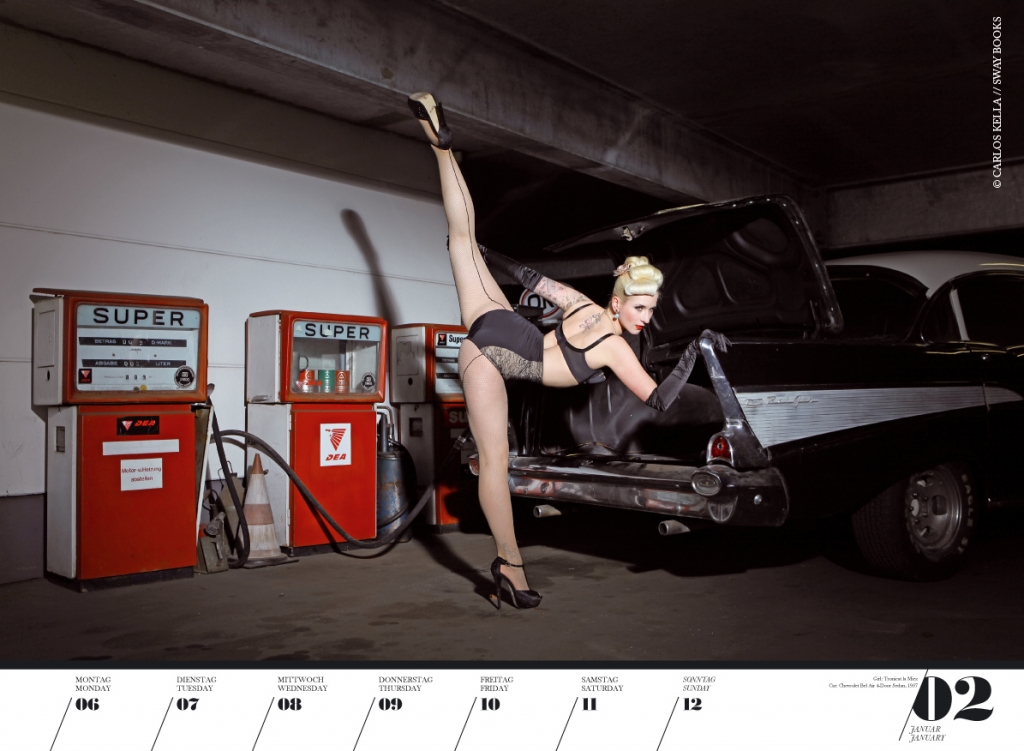auto.de-Weihnachtsgewinnspiel: Girls & Legendary US-Cars Wochenkalender 2014 