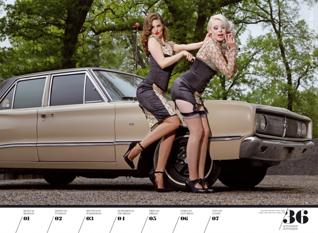 auto.de-Weihnachtsgewinnspiel: Girls & Legendary US-Cars Wochenkalender 2014 