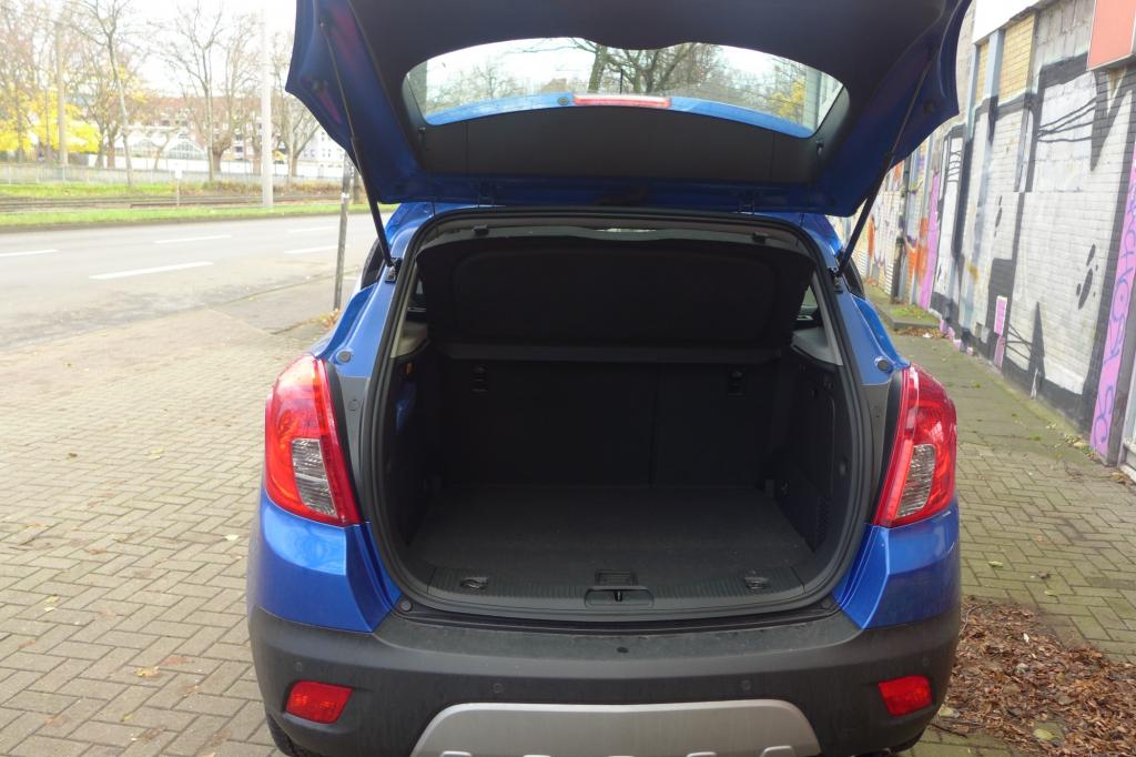 356 Liter packt der Mokka weg.