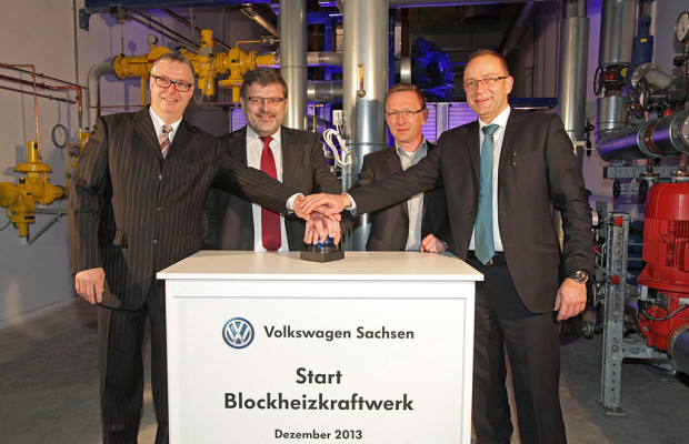 AUTO-MEDIENPORTAL: Volkswagen nimmt Blockheizkraftwerk ans Netz