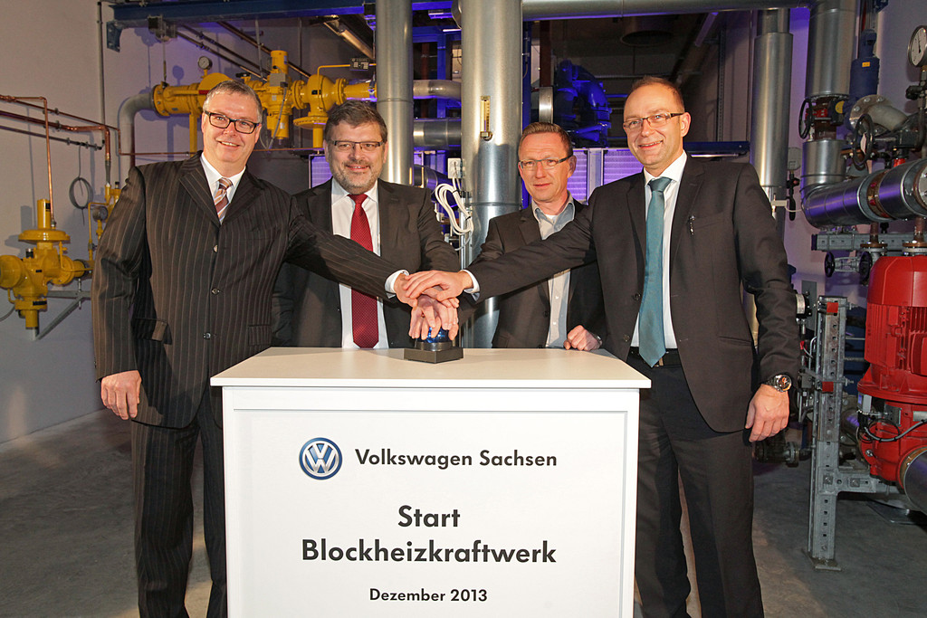 AUTO-MEDIENPORTAL: Volkswagen nimmt Blockheizkraftwerk ans Netz