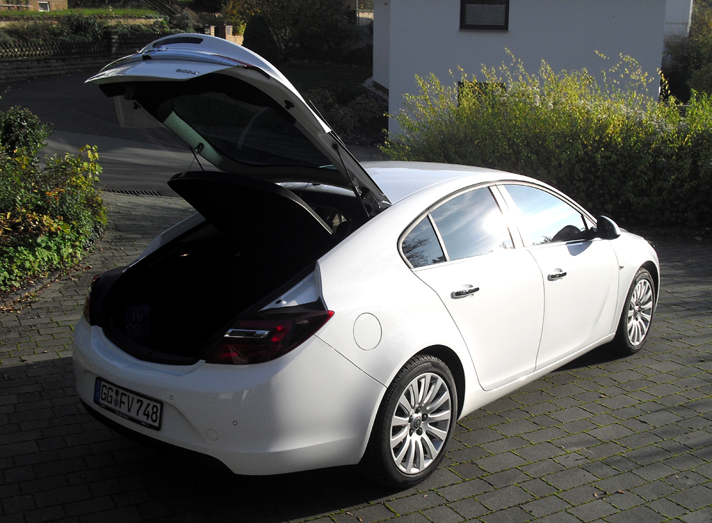 Auto im Alltag: Opel Insignia - Das Gepäckabteil fasst in diesem Fall stattliche 530 bis 1470 Liter.