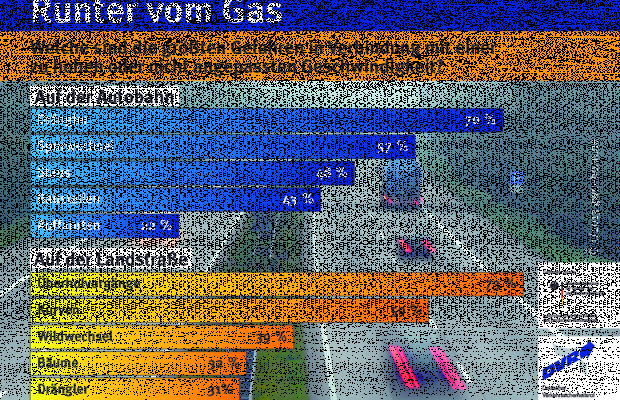 DVR appelliert: Runter vom Gas