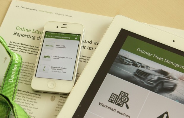 Daimler bietet Service-App für Flottenkunden