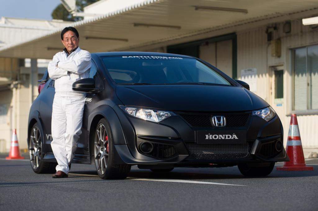 Der Ingenieur ist Chefentwickler für den neuen Honda Civic Type R und deshalb in den letzten Monaten Dauergast in der Eifel.