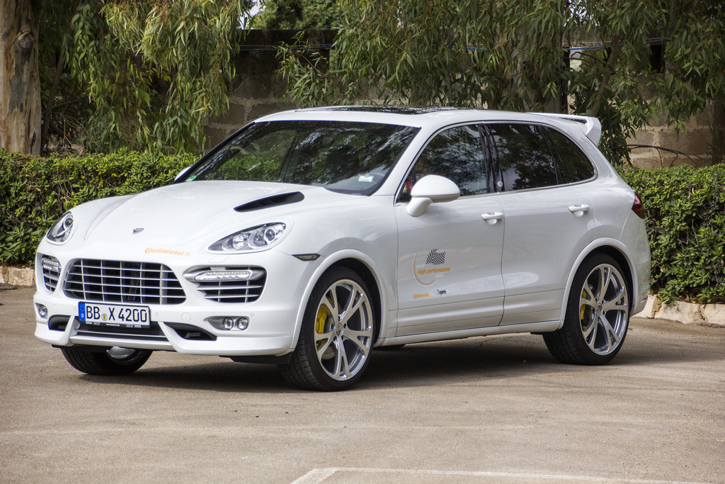 Der Porsche Cayenne S Diesel von Techart mit 450 PS erreichte in Nardo eine Spitzengeschwindigkeit von 280,7 km/h.