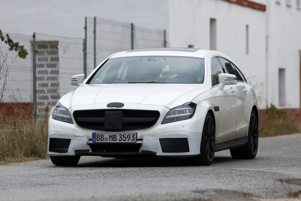 Erwischt: Erlkönig Mercedes CLS 63 AMG Shooting Brake Facelift