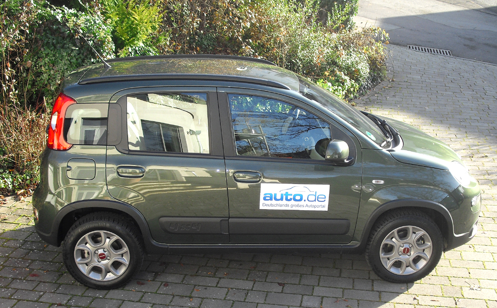 Fiat Panda: So sieht der hochbeinigere italienische Kleinwagen von der Seite aus. 