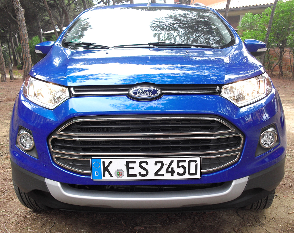 Ford EcoSport: Blick auf die Frontpartie. 