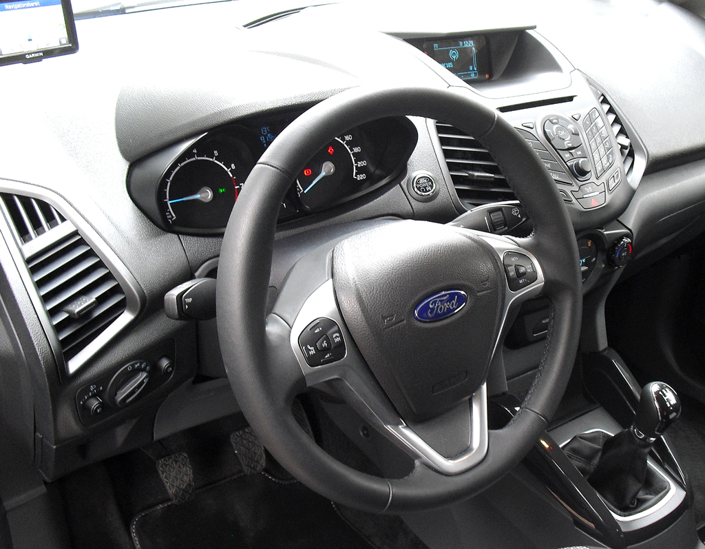 Ford EcoSport: Blick ins Cockpit. 