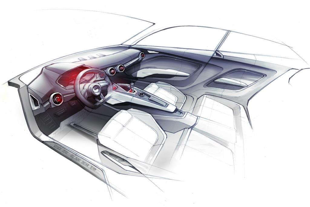 Im Innern blickt man in ein sportliches Cockpit