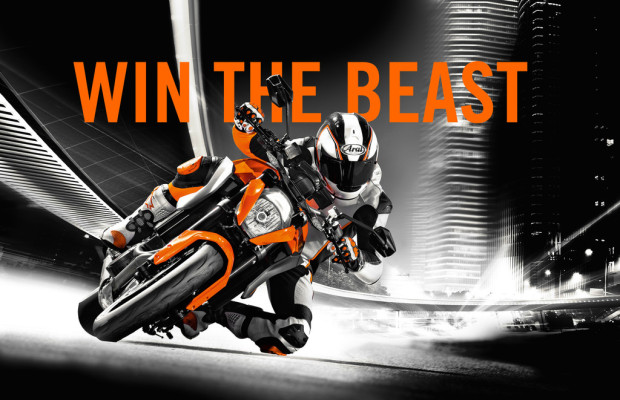 KTM verschenkt eine 1290 Super Duke R