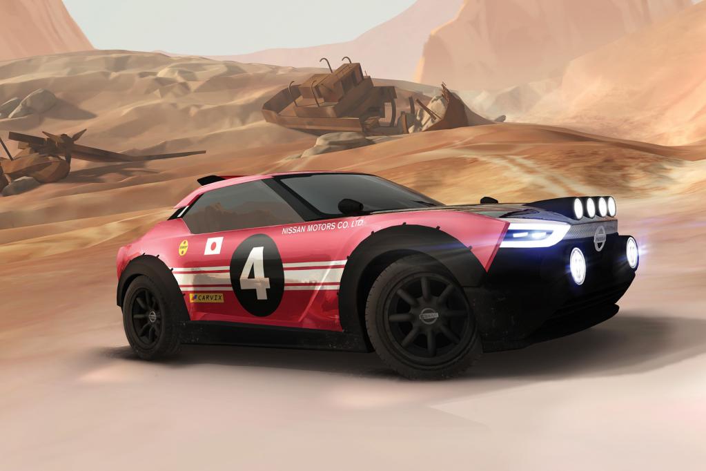 Messebesucher zeichnen künftige Nissan-Modelle