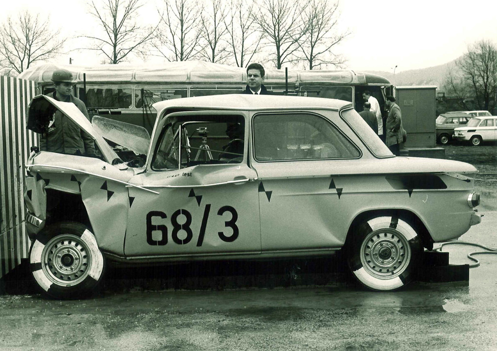 Mit einem Hang und dem DKW F 7 begann bei Audi die Crashtest-Ära
