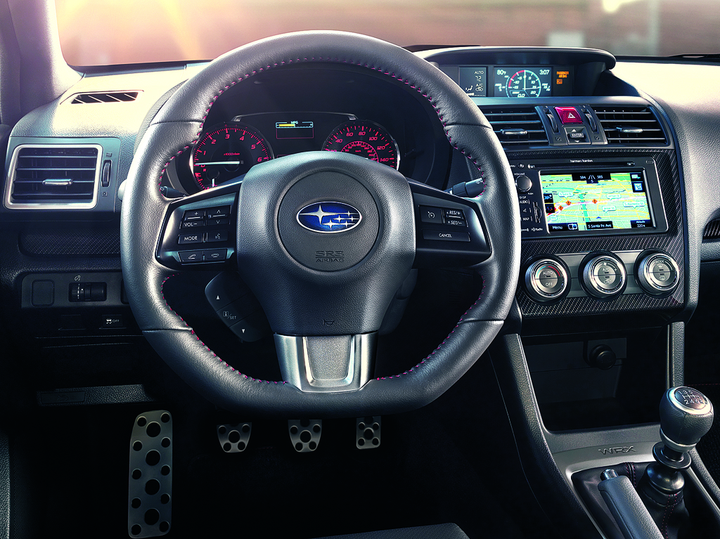 Subaru WRX: Blick ins Cockpit. 