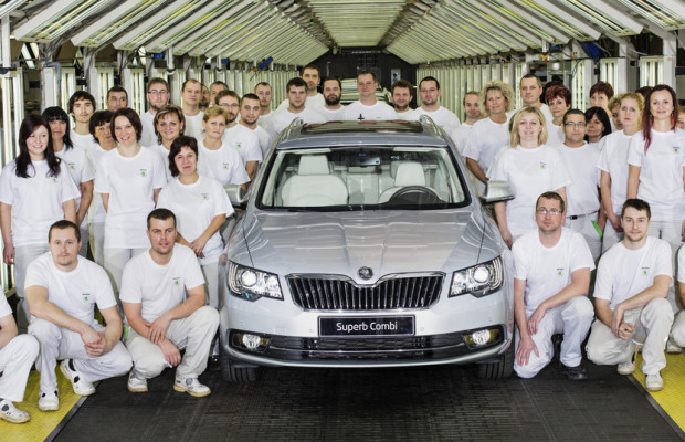 500 000ster Skoda Superb aus Kvasiny