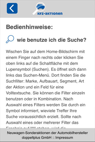 Alle Sonderaktionen der Kfz-Hersteller in Deutschland in einer kostenlosen App finden