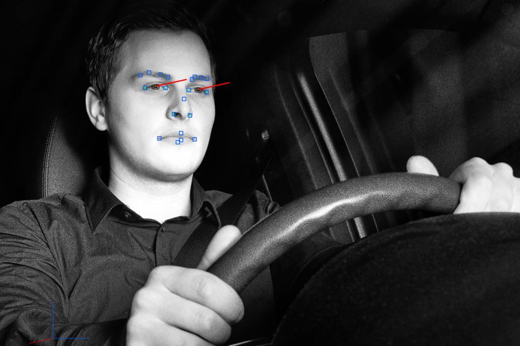Auto informiert Fahrer