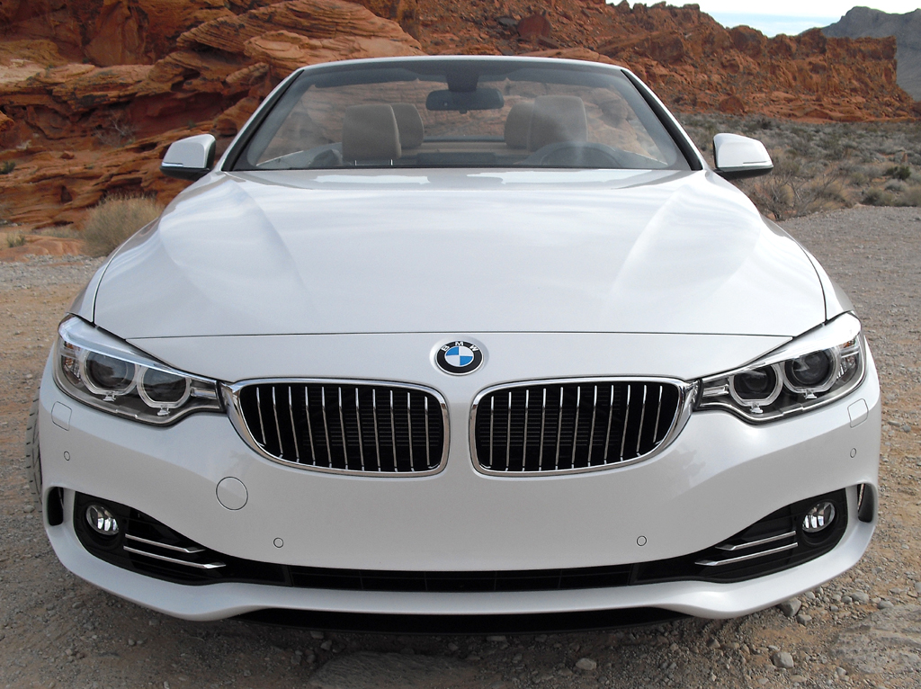 BMW 4er-Cabrio: Blick auf die Frontpartie. 