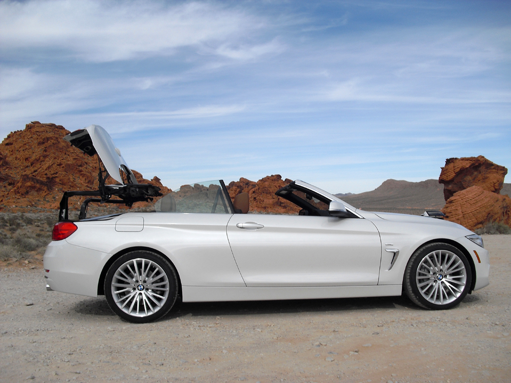 BMW 4er-Cabrio: So sieht der neue 4er offen von der Seite aus ... 