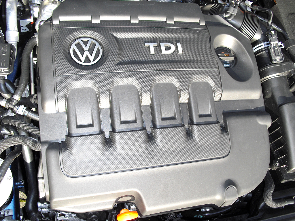 Blick unter die Haube auf den 1,6-Liter-Selbstzünder.