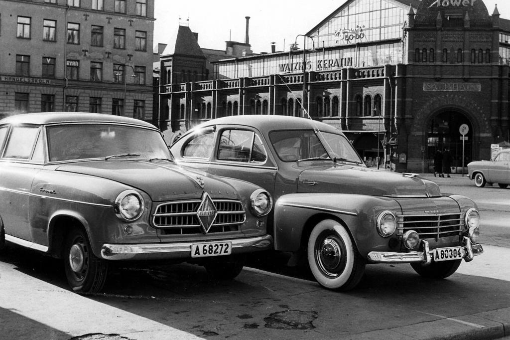 Borgward Isabella ab 1954 und Volvo PV444 ab 1944