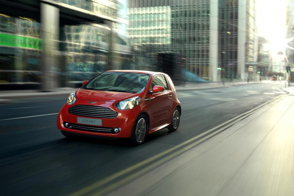 Der Aston Martin Cygnet war ein aufgewerteter Toyota iQ © Aston Martin