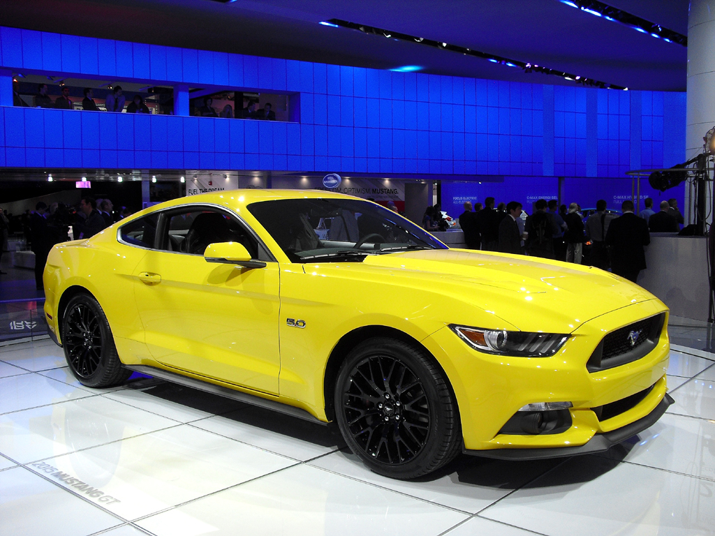 Ebenfalls auf dem Stand zu sehen: Fords neuer Mustang. 