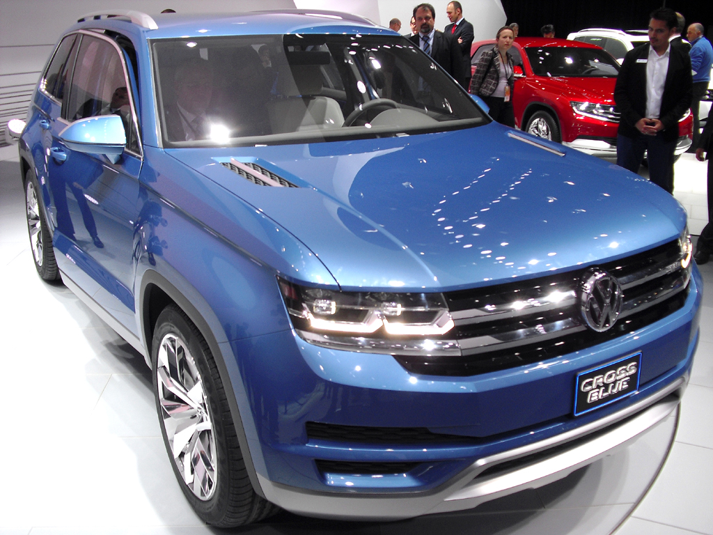 Entscheidung gefallen: Das große Midsize-SUV-Modell von VW, hier als Basis die Crossblue-Studie, wird für Amerika gebaut.