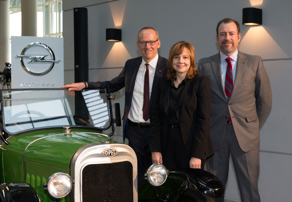 GM-Chefin besuchte als erstes Opel