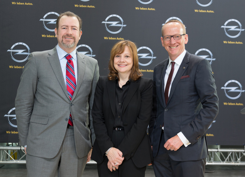 GM-Chefin besuchte als erstes Opel