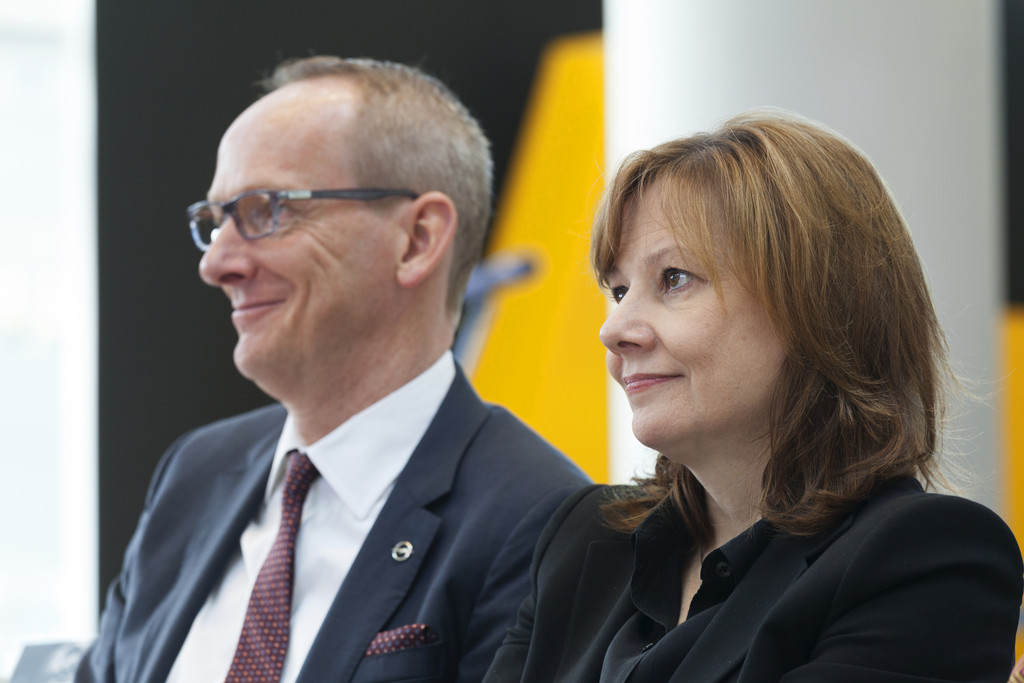 GM-Chefin besuchte als erstes Opel