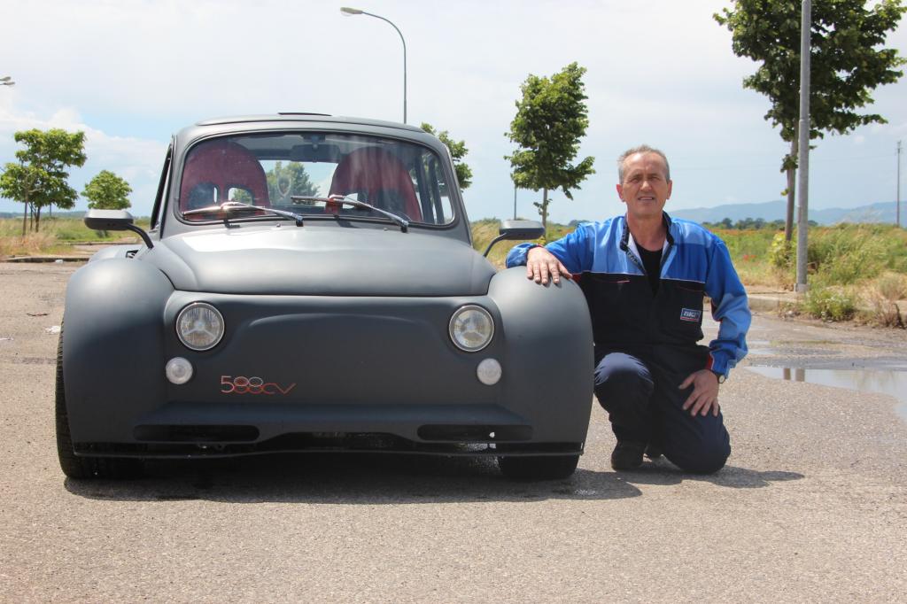 Gianfranco Dini hat das Auto in seiner Freizeit gebaut