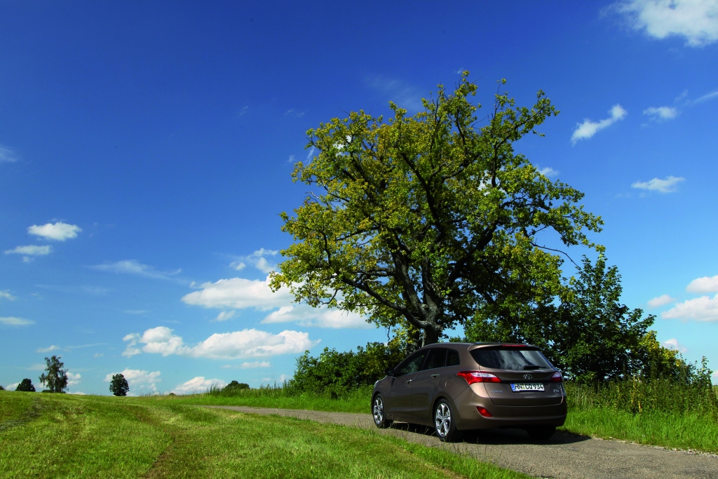 Hyundai i30 Kombi blue 1.6 CRDI: Sparsam und geräumig