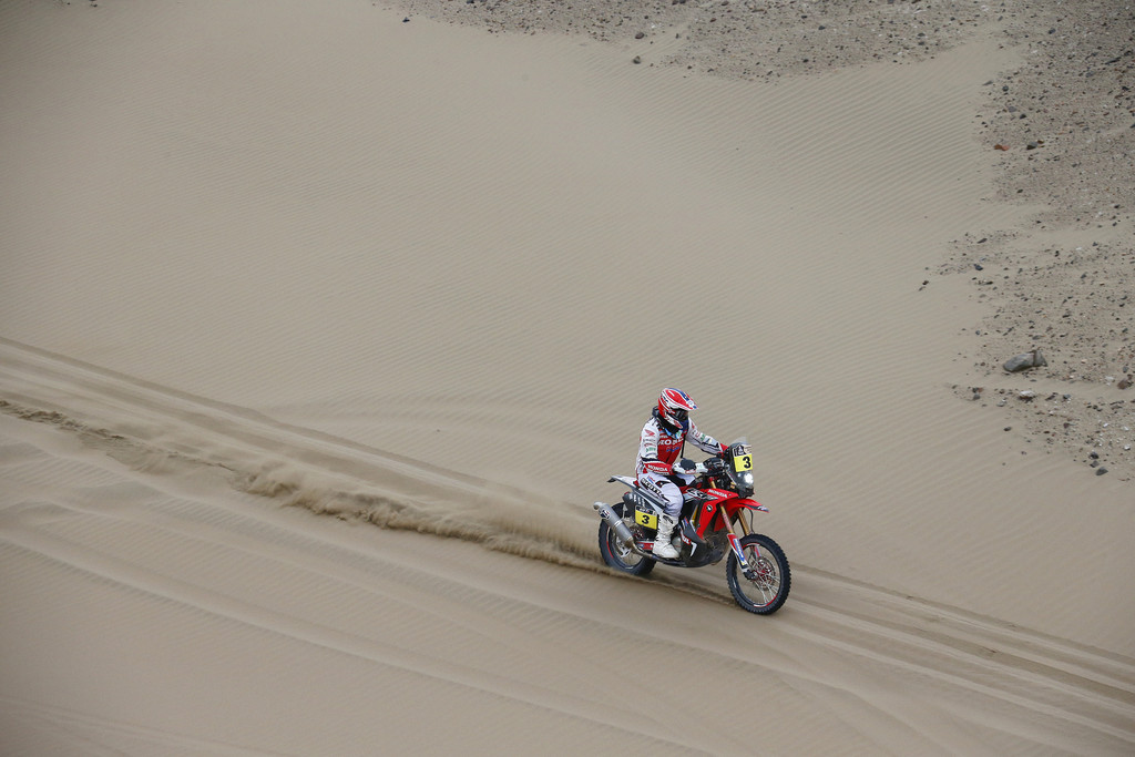 Joan Barreda Bort auf Honda CRF 450 Rally.