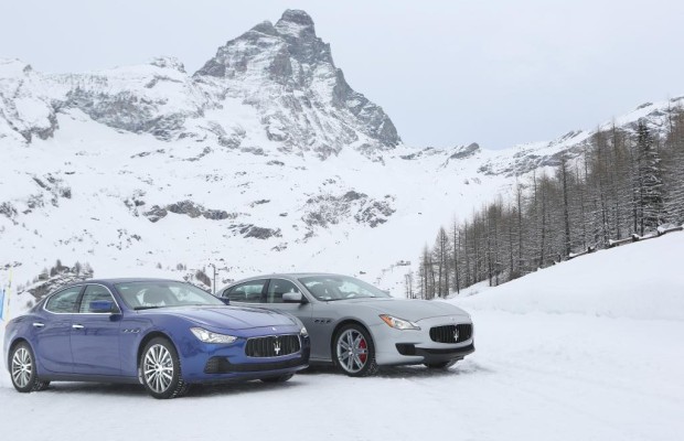 Maserati Ghibli und Quattroporte S Q4 - Zackig durch den Schnee