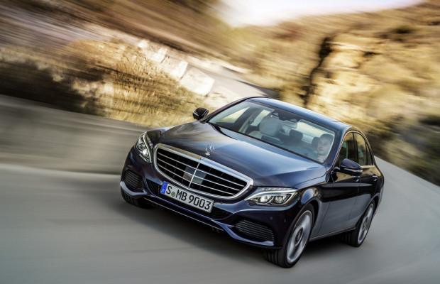 Mercedes-Benz C-Klasse auf dem Weg nach Detroit