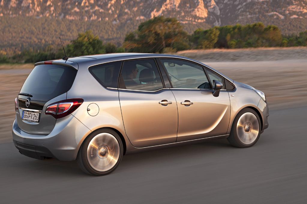 Niedrigere Preise und bessere Motoren für den Opel Meriva
