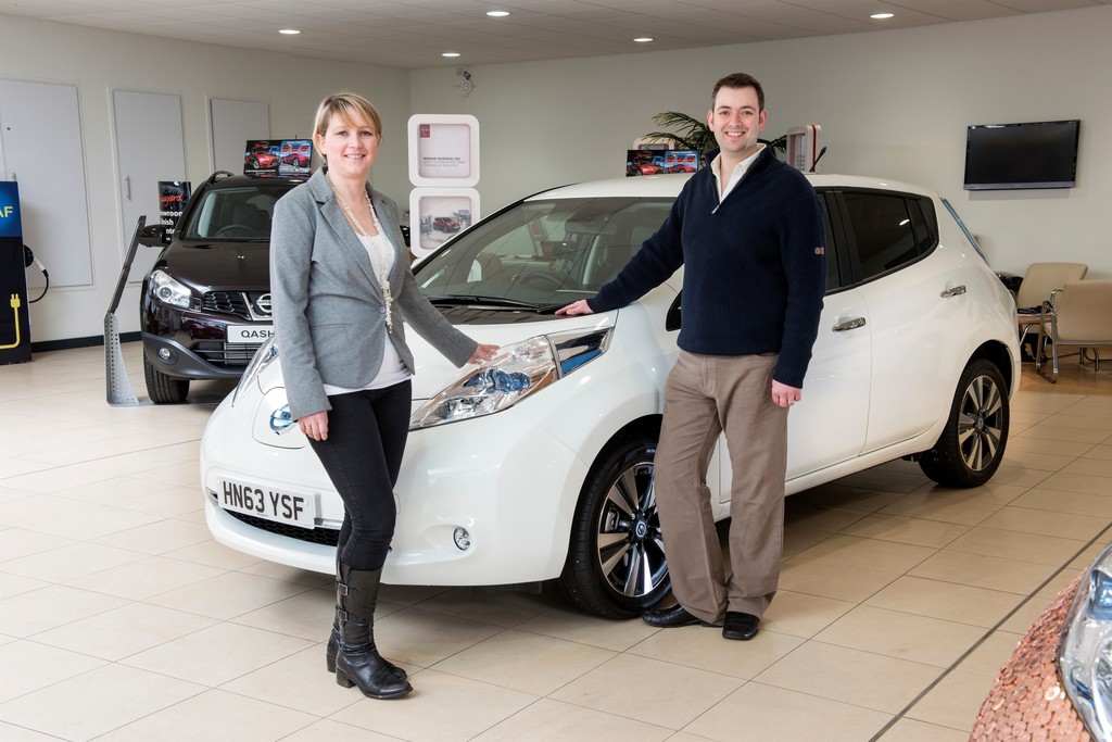 Nissan Leaf macht die 100 000 voll