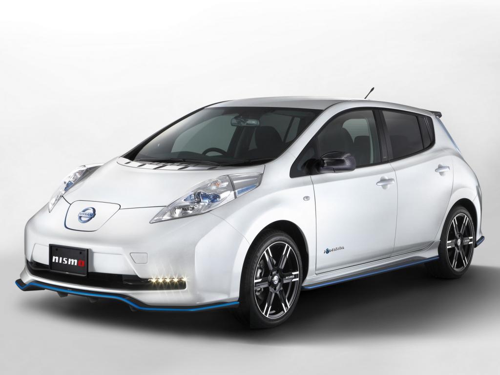 Nissan zeigte sein Erfolgsmodell Leaf im vergangenen Jahr in der Nismo-Version.