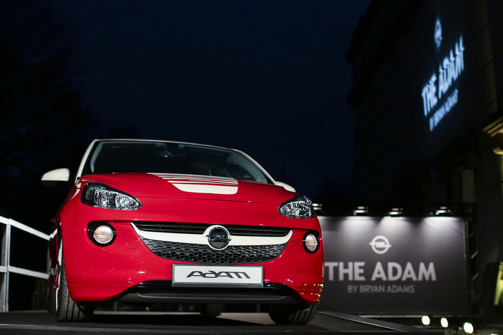 Opel-Ausstellung zeigt den Adam by Bryan Adams