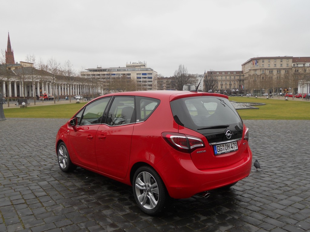 Pressepräsentation Opel Meriva: Sparsam und leise unterwegs