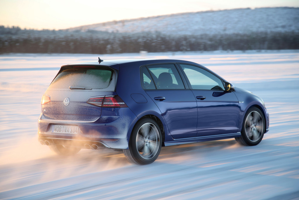 Pressepräsentation Volkswagen Golf R: Darf’s ein bisschen quer sein?