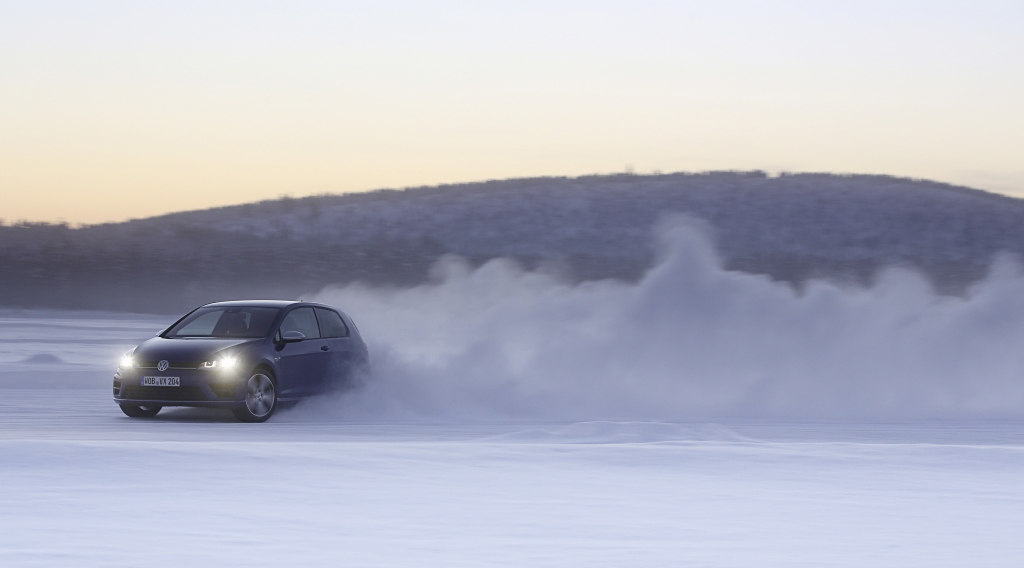 Pressepräsentation Volkswagen Golf R: Darf’s ein bisschen quer sein?