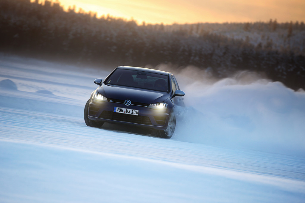 Pressepräsentation Volkswagen Golf R: Darf’s ein bisschen quer sein?